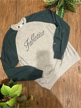 Fabletics Men's Year Round Terry Crew Sweatshirt (S)